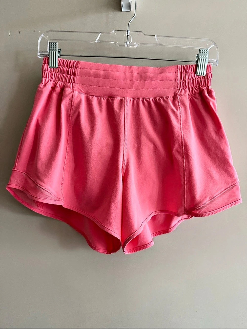 lululemon Track That High-Rise Lined Short 4” Pink Size 6
